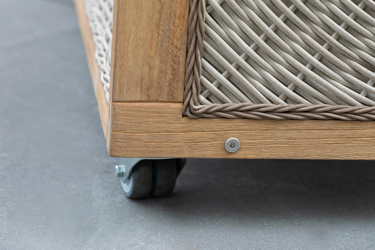 DOPPELLENKROLLEN 4-teilig  - Anthrazit, Basics, Kunststoff/Metall - Gardenson