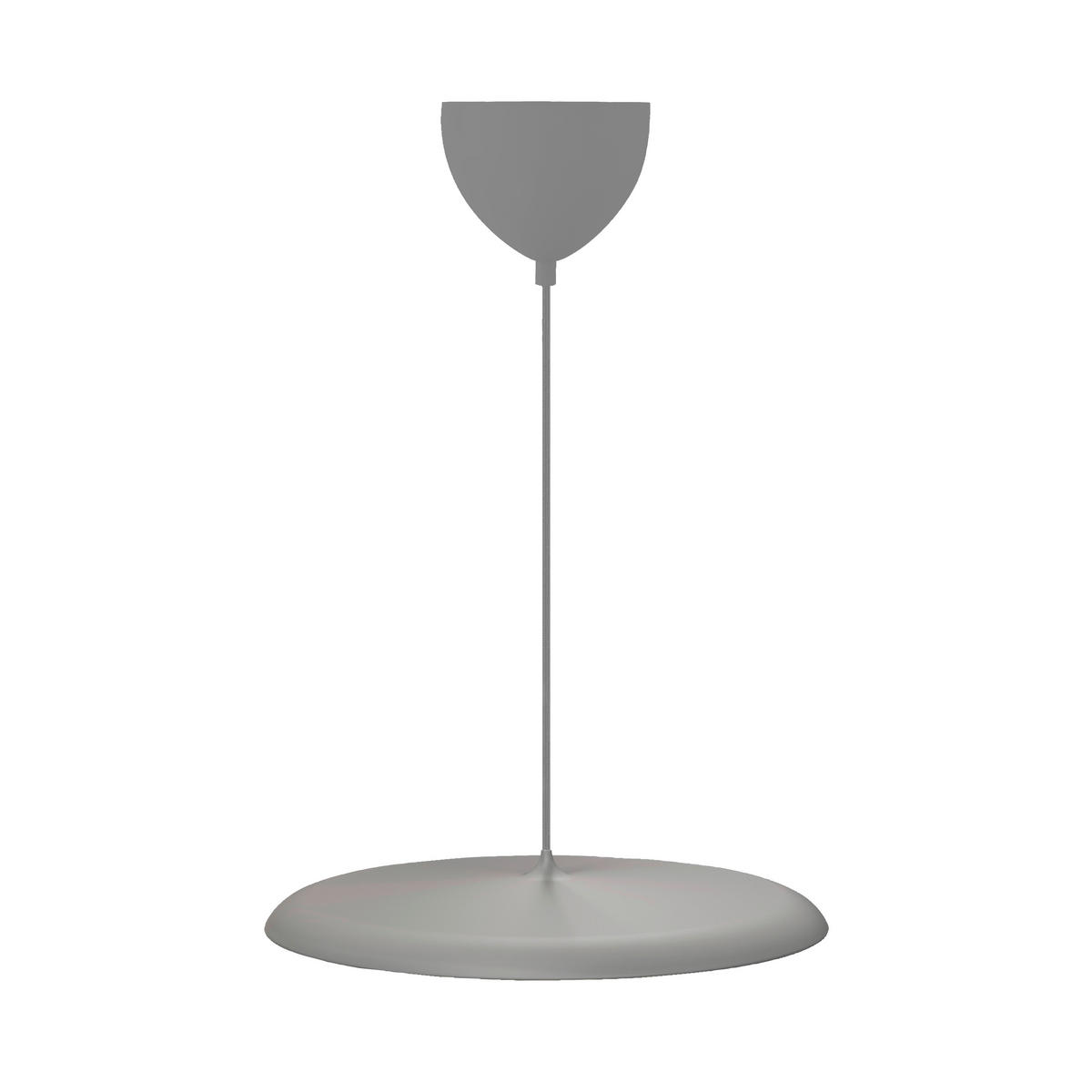 LED-HÄNGELEUCHTE 40/6 cm   - Grau, Design, Metall (40/6cm) - Nordlux