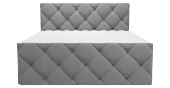 BOXBETT 180/200 cm  in Dunkelgrau  - Dunkelgrau/Schwarz, KONVENTIONELL, Kunststoff/Textil (180/200cm) - Carryhome