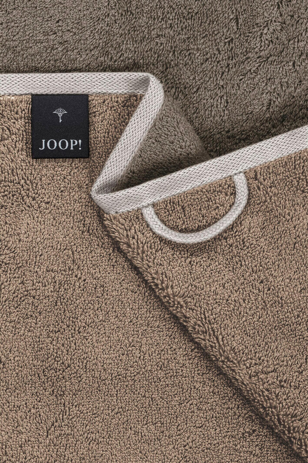 DUSCHTUCH Contour Doubleface 80/150 cm  - Taupe/Dunkelgrau, Basics, Textil (80/150cm) - Joop!
