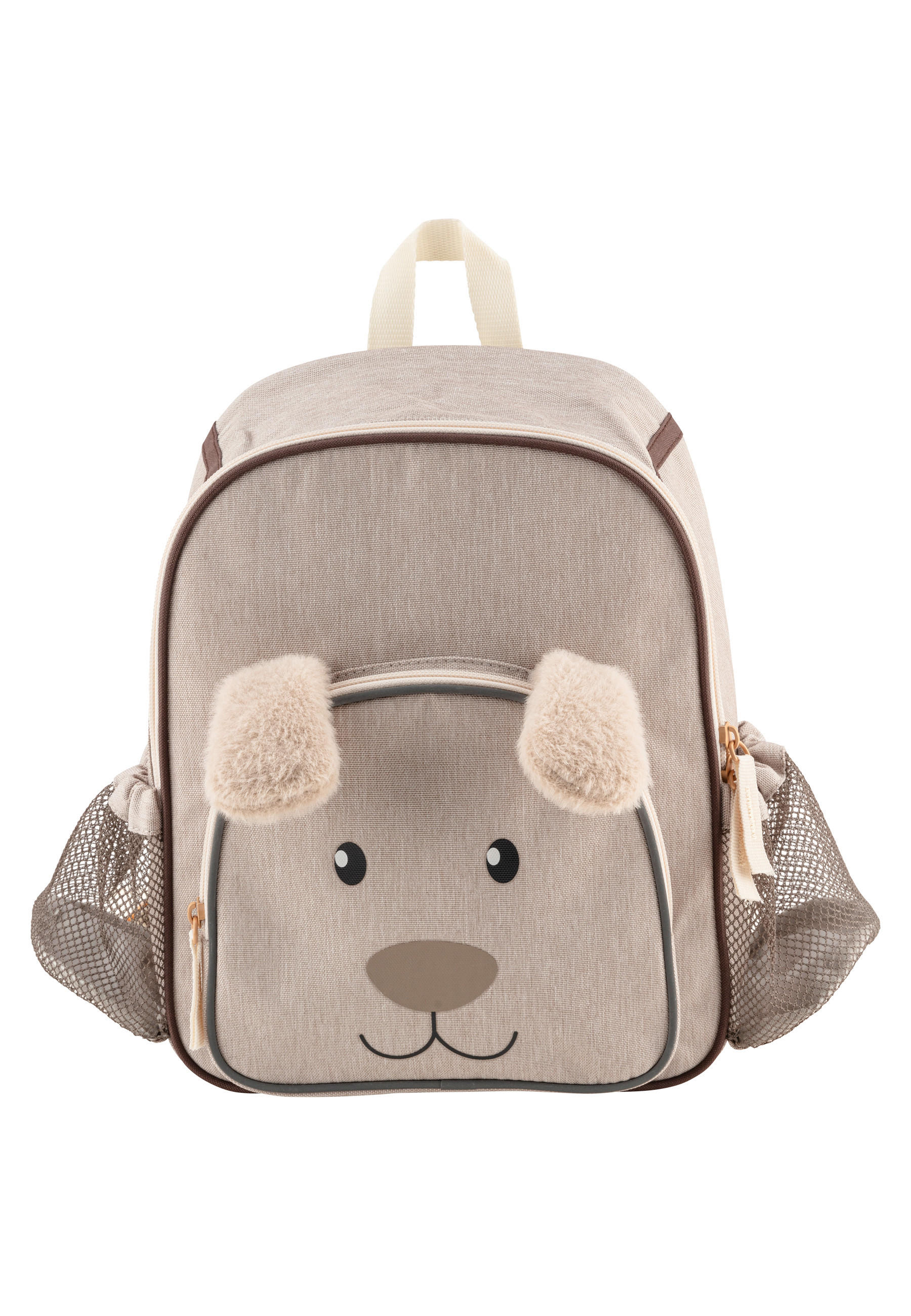KINDERRUCKSACK Lucky  - Beige, Basics, Textil (30/24/10cm) - Sterntaler