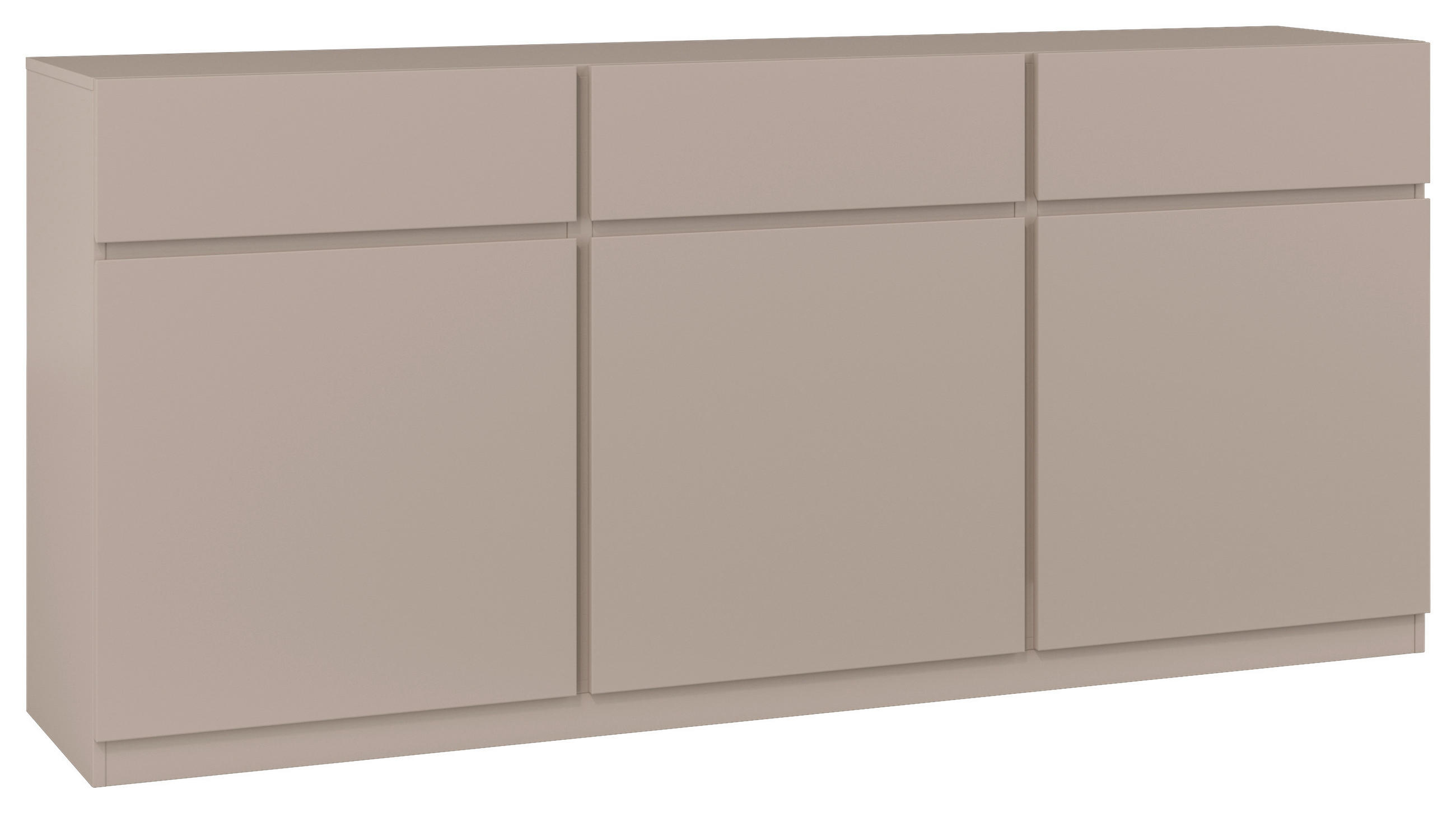 MID.YOU ŠIROKÁ KOMODA, béžová, 180/82,5/40 cm