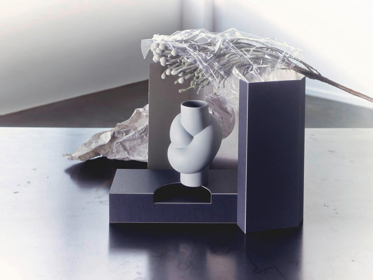 VASE  - Lavagrau, Basics, Keramik (14cm) - Rosenthal