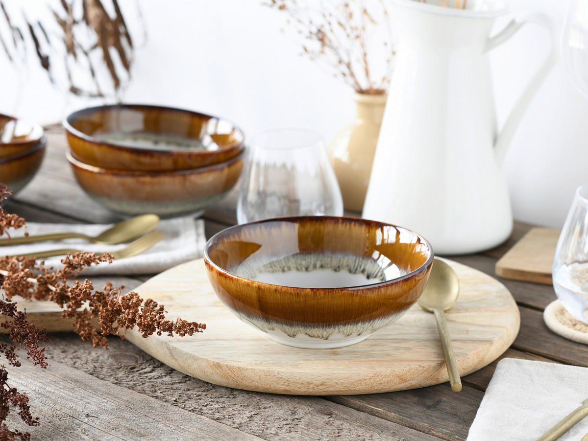 SCHÜSSELSET Cascade 6-teilig  - Design, Keramik - Creatable