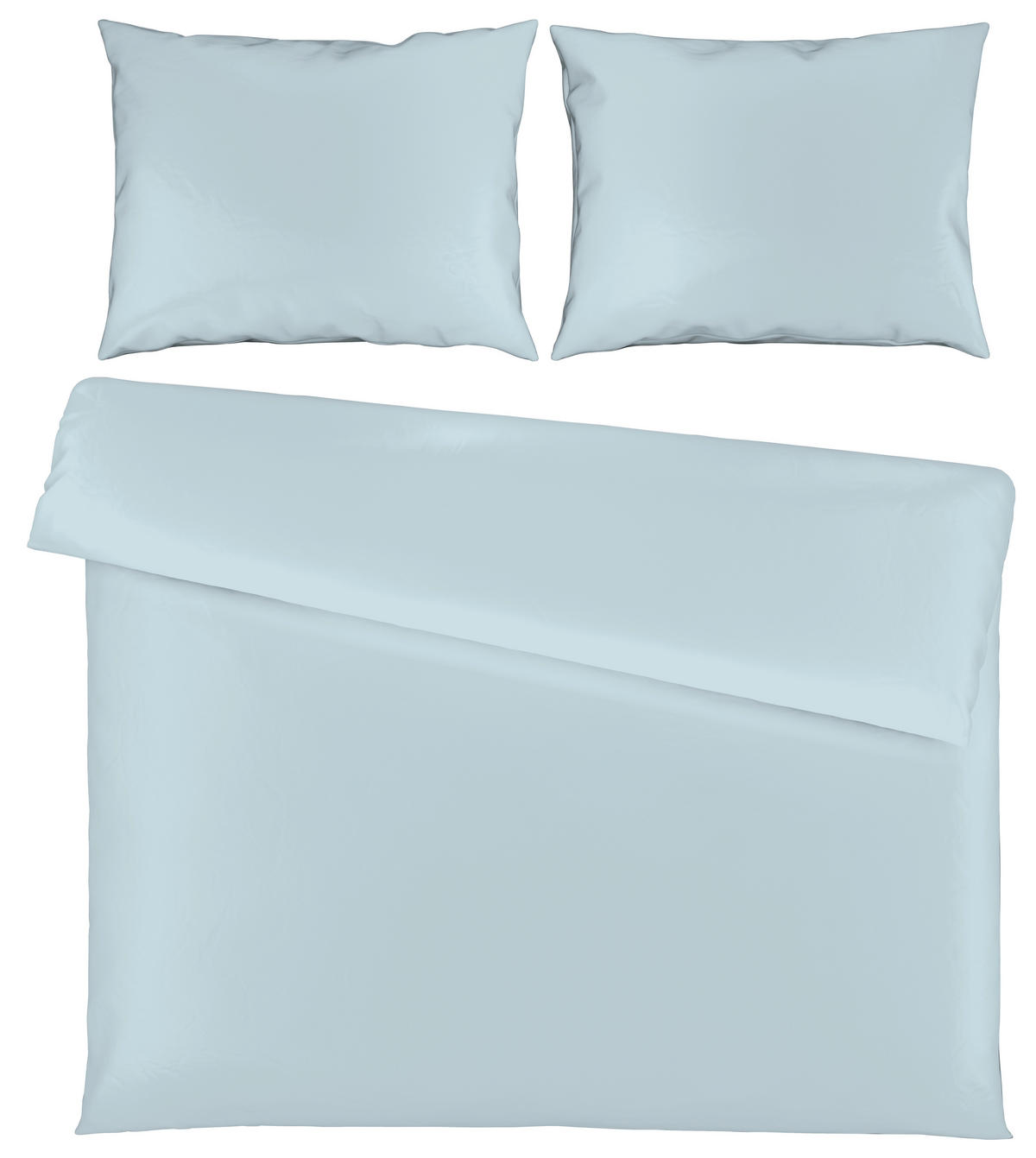 POSTELJNINA SENA 200/200 cm saten modra  - modra, Basics, tekstil (200/200cm) - Novel