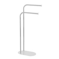 HANDTUCHHALTER Edelstahlfarben  - Edelstahlfarben, Basics, Metall (18/63/13cm) - Wenko