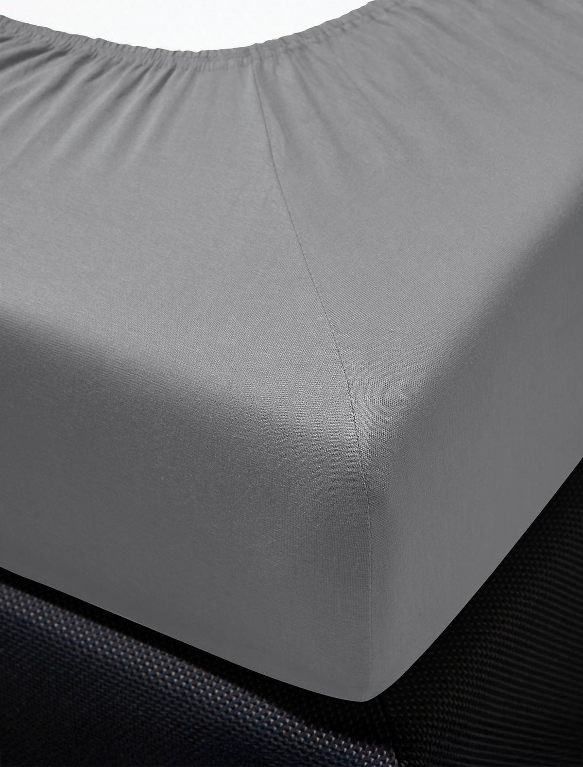 SPANNBETTTUCH Jersey  - Anthrazit, KONVENTIONELL, Textil (140-160/200-220cm) - Irisette