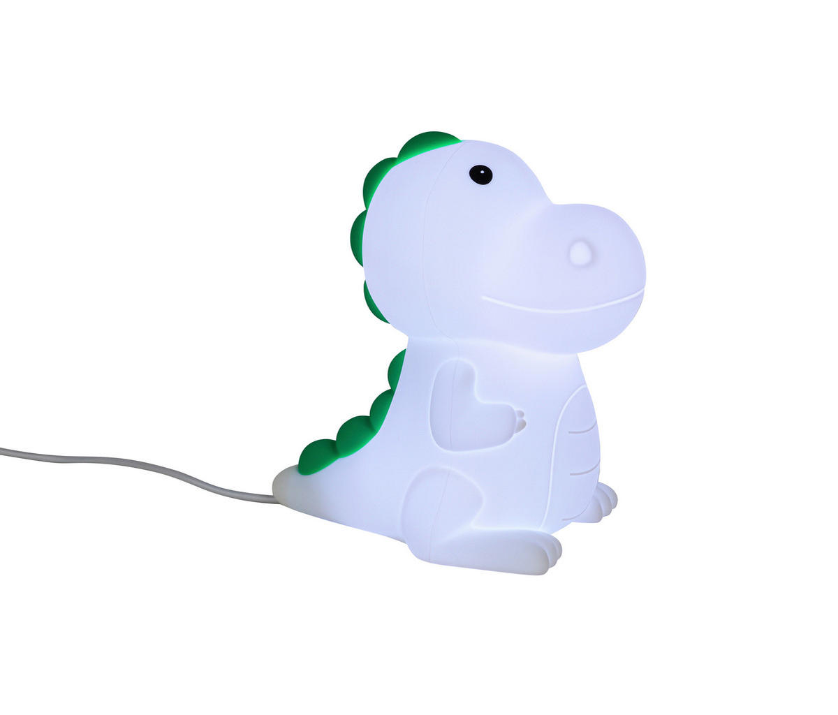 NOĆNO SVETLO - bela, Trendi, plastika (8,5/13,5/13,8cm) - Novel