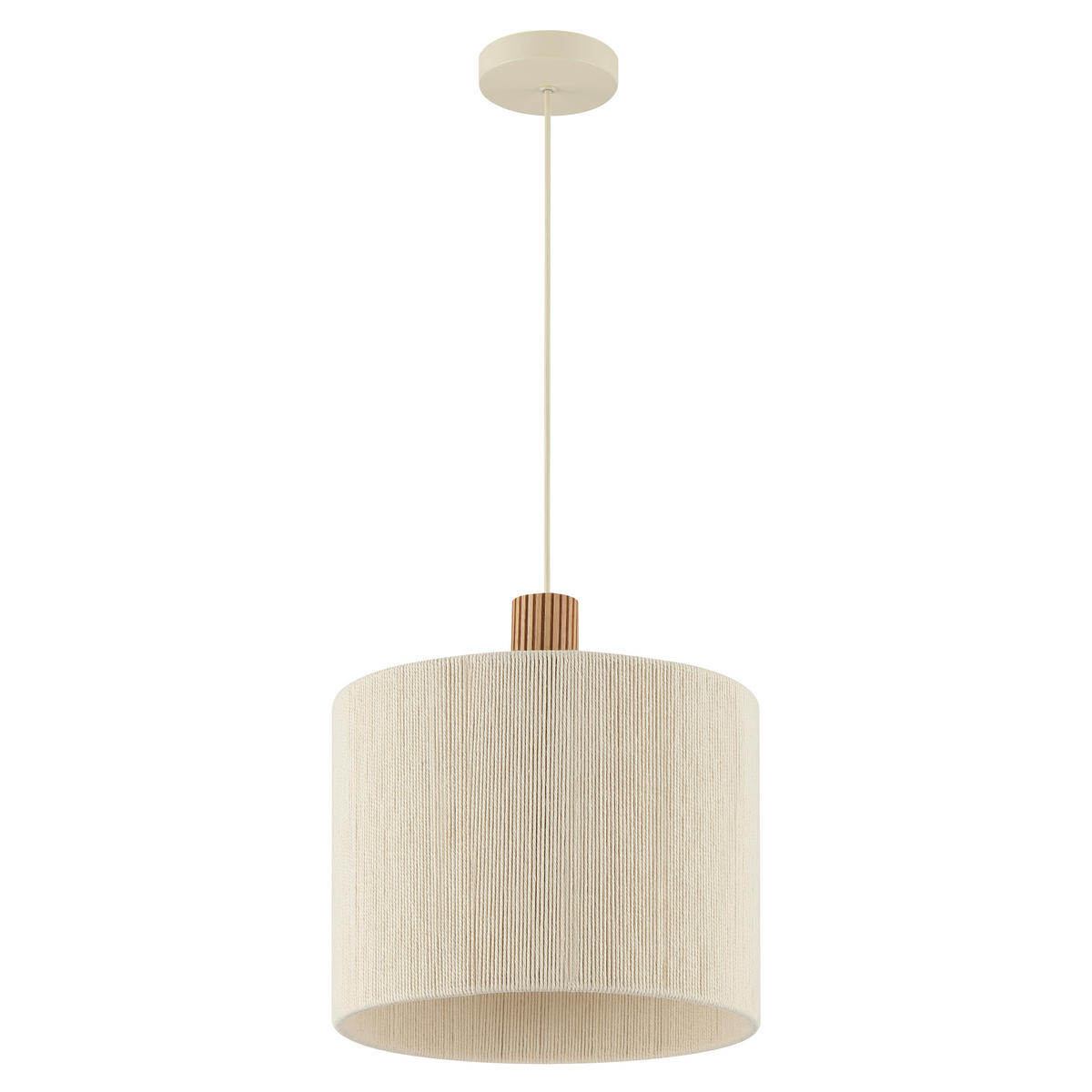 HÄNGELEUCHTE ARLO 35/150 cm  - Beigebraun/Braun, Natur, Holz/Textil (35/150cm)
