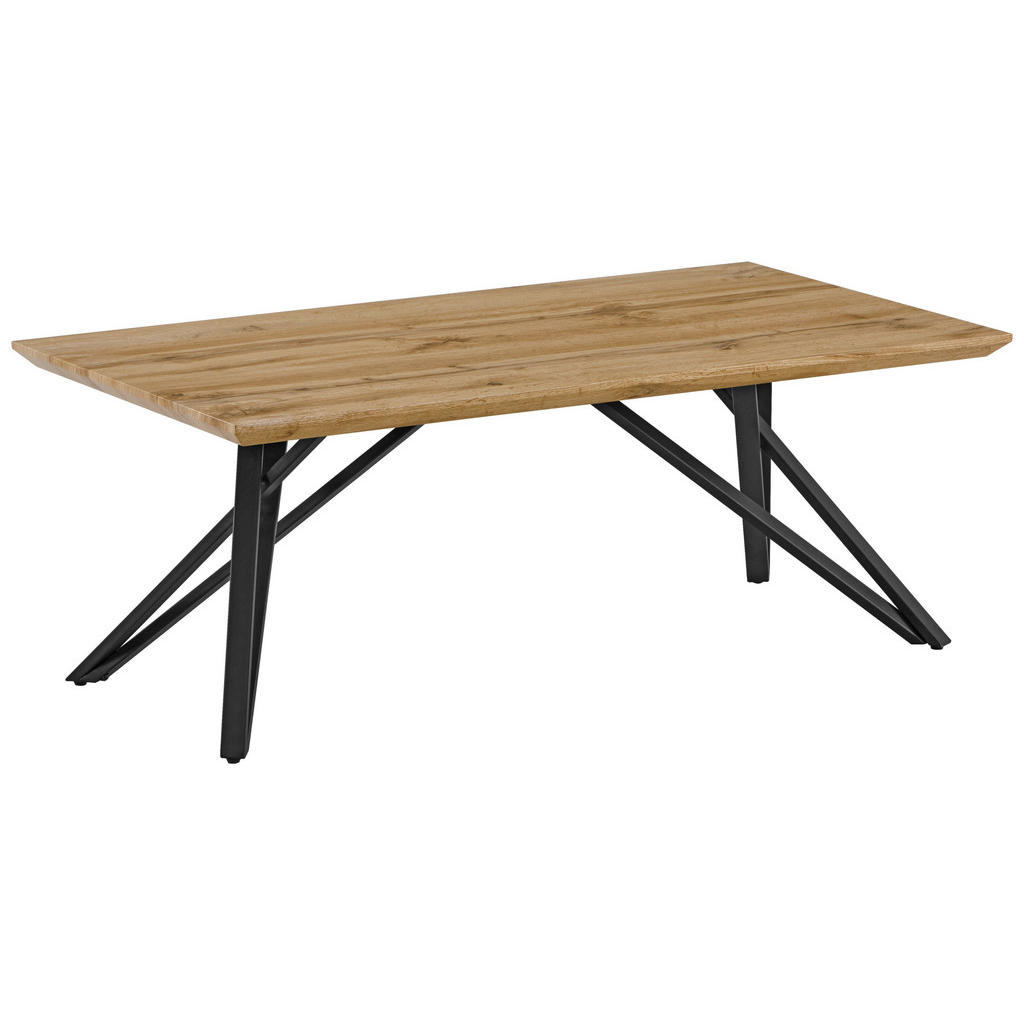 Couchtisch Turin, Eiche Dekor/schwarz