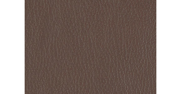 2,5-SITZER in Leder Dunkelbraun  - Dunkelbraun/Alufarben, Design, Leder/Metall (164/82/99cm) - Dieter Knoll