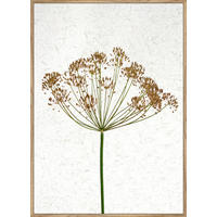 KUNSTDRUCK Blumen 50/70 cm  - Eichefarben/Multicolor, Basics, Holzwerkstoff (50/70cm) - Monee
