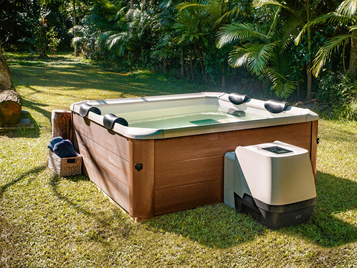 WHIRLPOOL MSPA OSLO AMBER 160/160/65 cm  - Braun, KONVENTIONELL, Kunststoff (160/160/65cm)