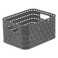 KORB - Dunkelbraun, Basics, Kunststoff (18,3/13,7/9,8cm) - Rotho