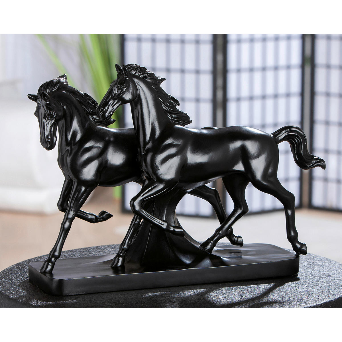 DEKOPFERD - Schwarz, Basics, Kunststoff (33,5/27/12,5cm)