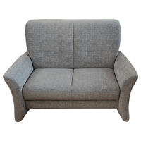 2-SITZER-SOFA Chenille Grau  - Grau, KONVENTIONELL, Kunststoff/Textil (134/97/89cm) - Elegando