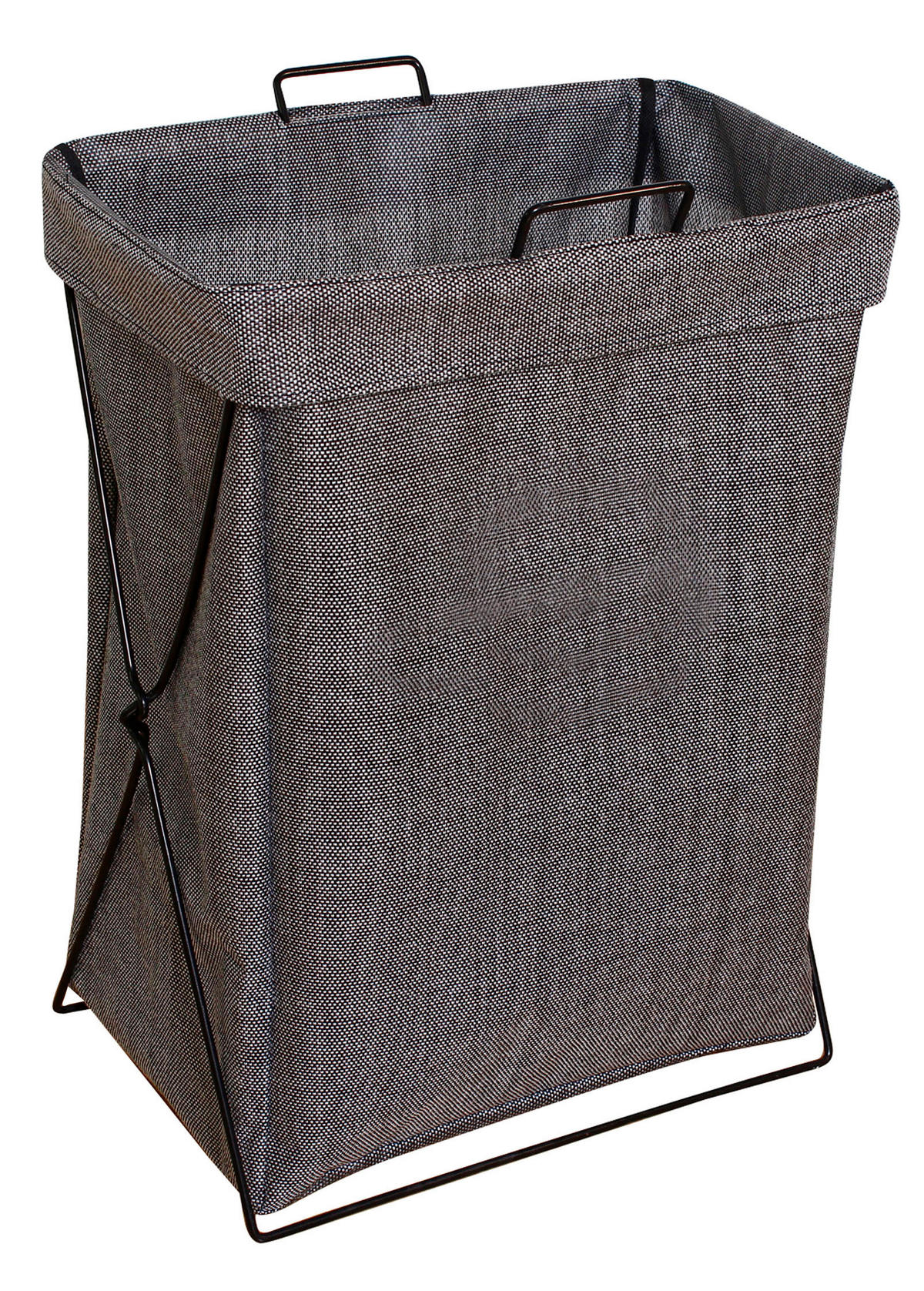WÄSCHESAMMLER - Anthrazit, Design, Textil/Metall (44l) - Landscape