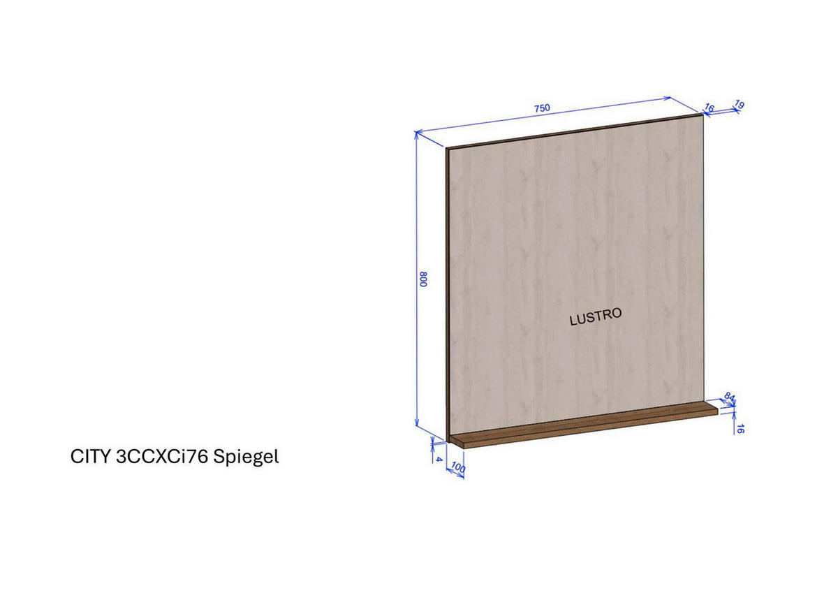 GARDEROBE 6-teilig  in 260/200/40 cm  - Eiche Wotan/Weiß, Design, Holzwerkstoff/Textil (260/200/40cm) - Modante