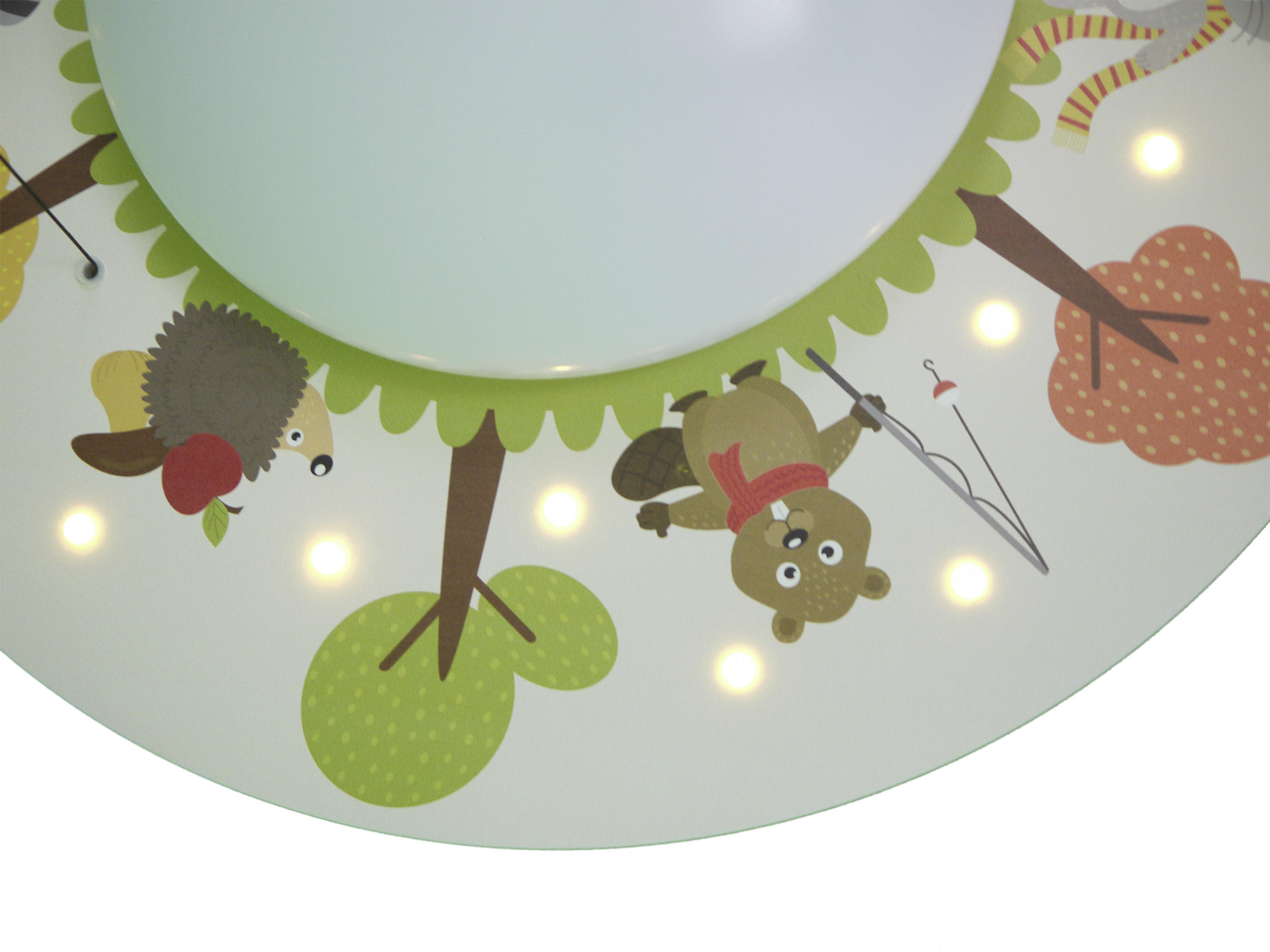 KINDERDECKENLEUCHTE 54/11 cm   - Multicolor, Trend, Holz/Kunststoff (54/11cm) - Niermann