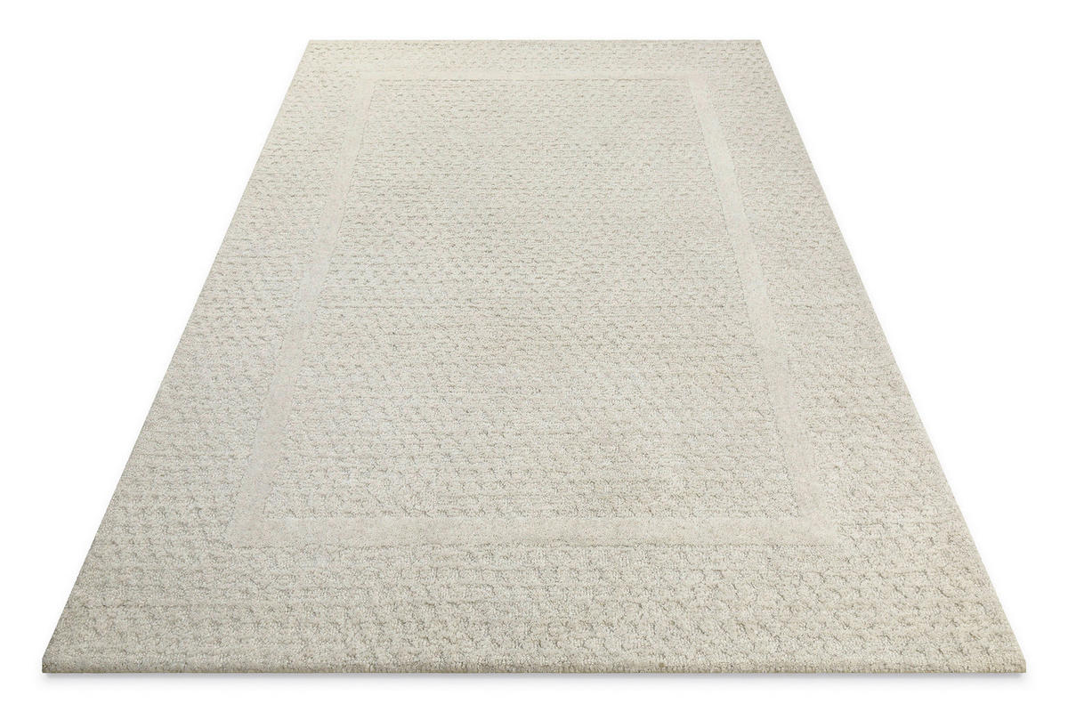 WEBTEPPICH 40/60 cm Hamptons Thirtyfive Creme, Weiß  - Creme/Weiß, KONVENTIONELL, Textil (40/60cm) - WECON HOME