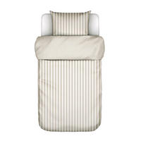 BETTWÄSCHE Classic Stripe Satin 155/220 cm  - Perlmutt, KONVENTIONELL, Textil (155/220cm) - Marc O'Polo