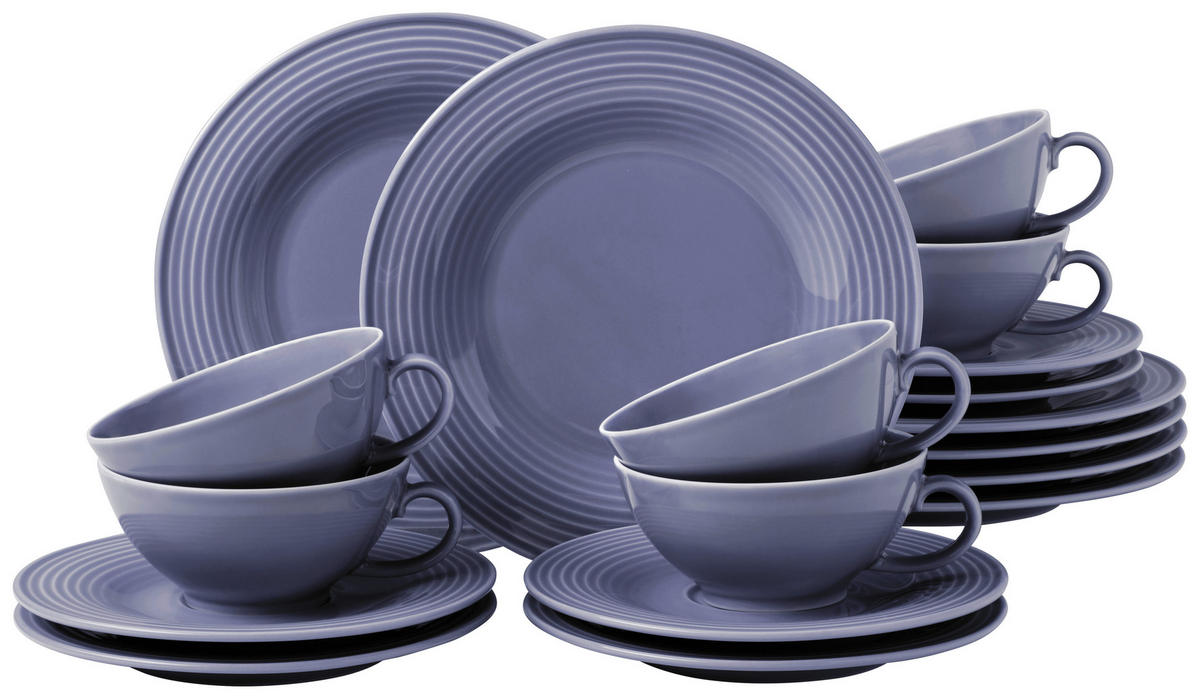 KAFFEETASSE Beat   260 ml  - Blau/Flieder, KONVENTIONELL, Keramik (0,26l) - Seltmann Weiden