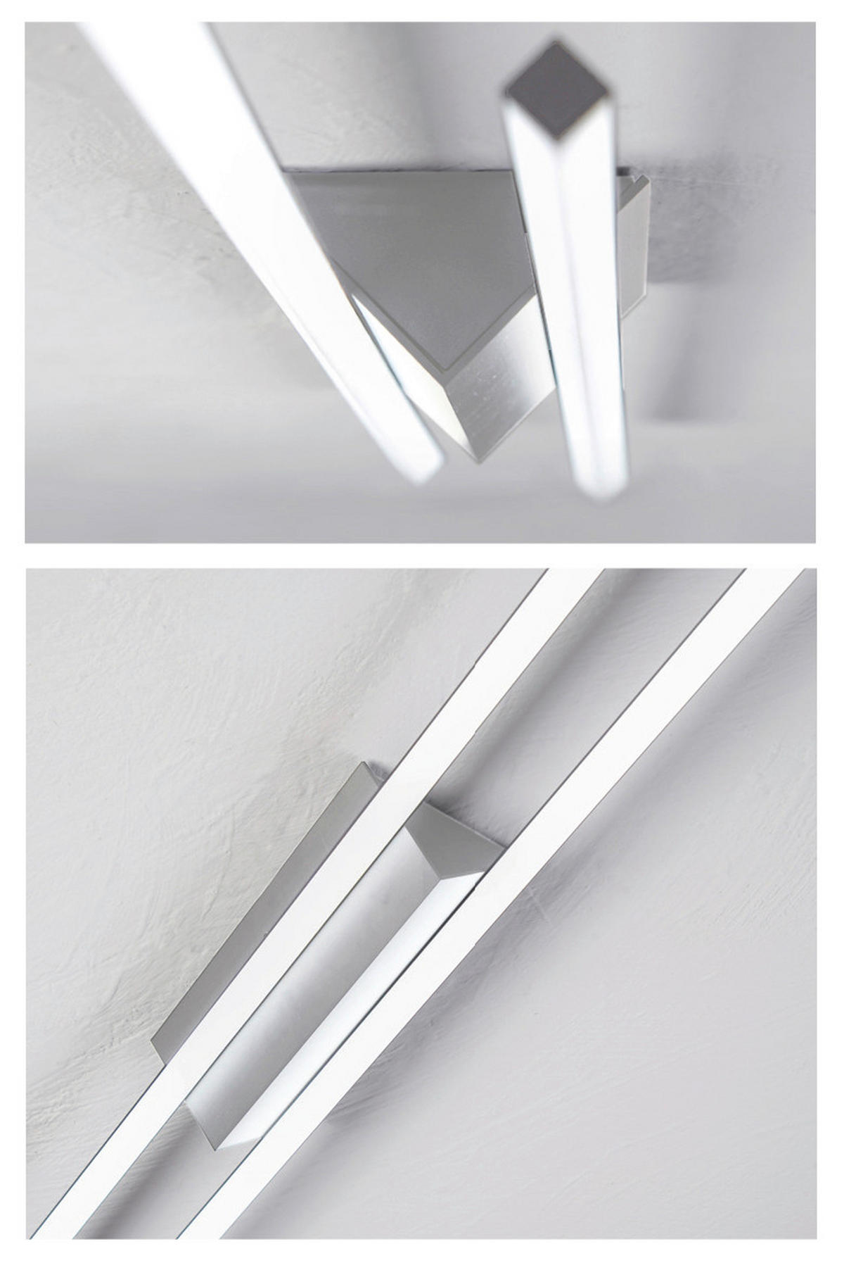 LED-DECKENLEUCHTE 117/11,5/6,5 cm   - Design, Metall (117/11,5/6,5cm) - BOPP