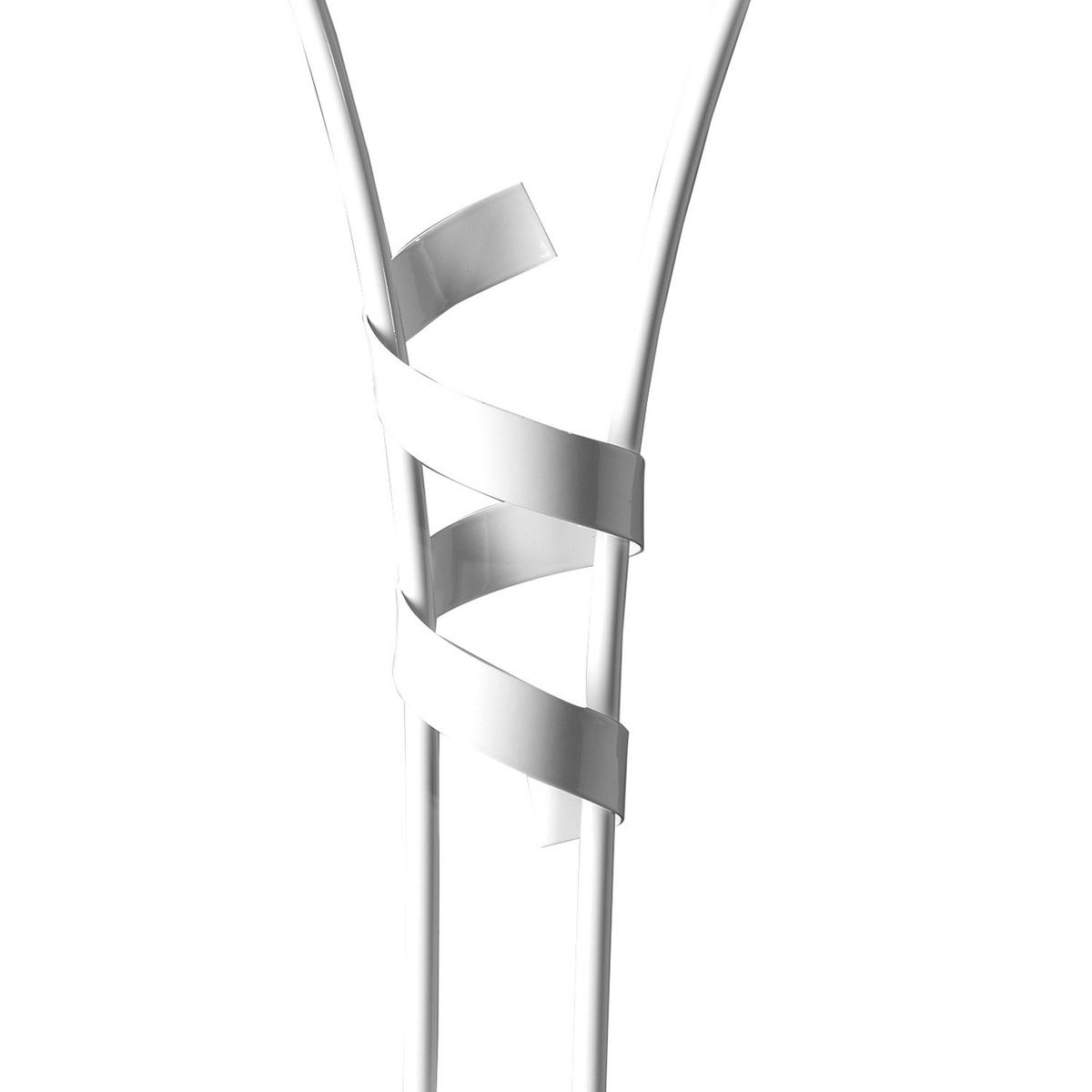 TISCHLEUCHTE 40/65 cm   - Weiß, Design, Metall (40/65cm)