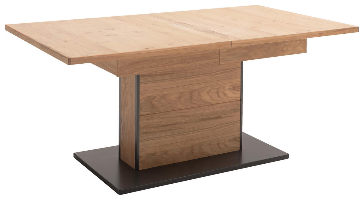 ESSTISCH Metall, Holzwerkstoff 180/100/77 cm  - Eichefarben/Anthrazit, Konventionell, Holzwerkstoff/Metall (180/100/77cm) - Landscape