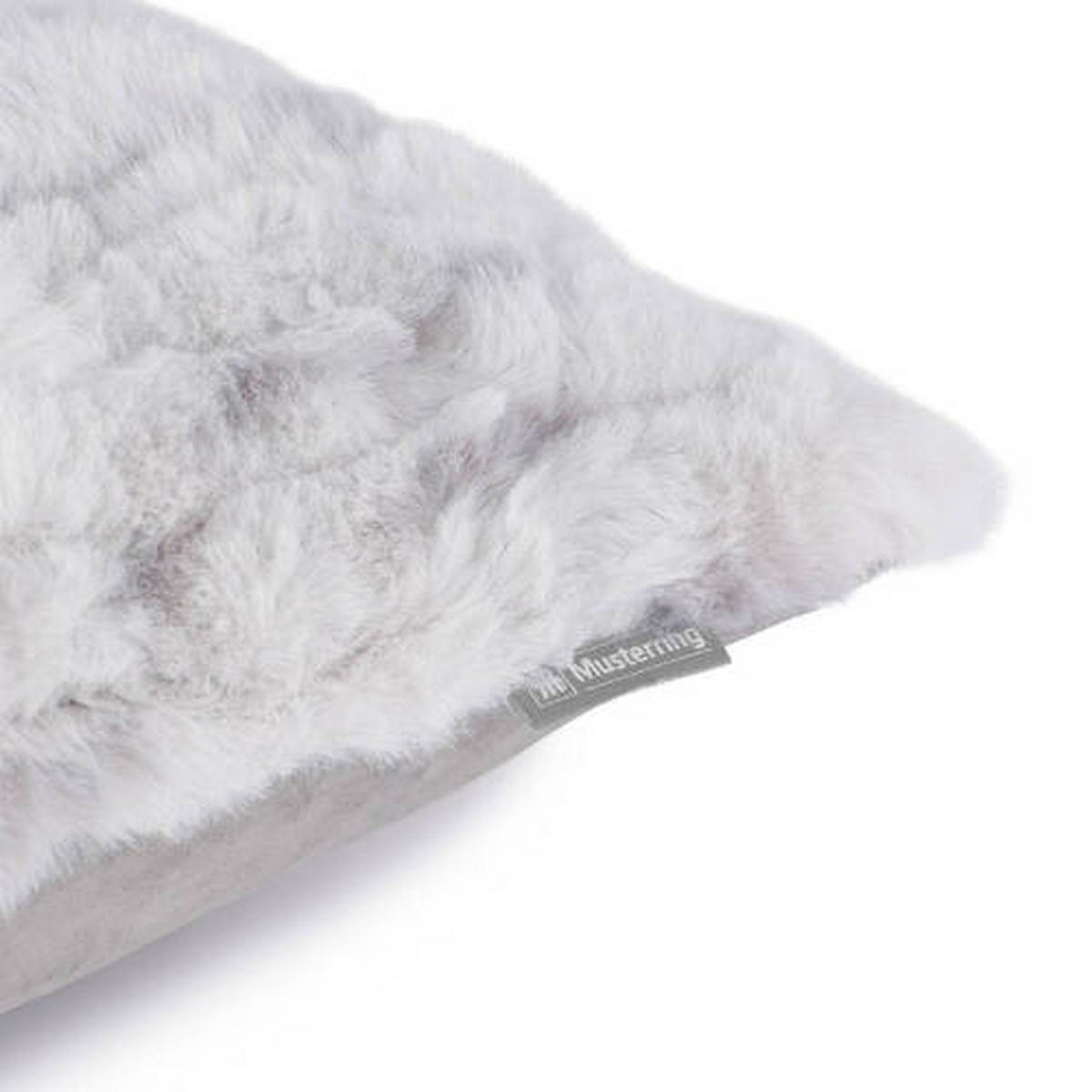 KISSENHÜLLE MR-FURRY 45/45 cm  - Hellgrau/Grau, Basics, Textil (45/45cm) - Musterring