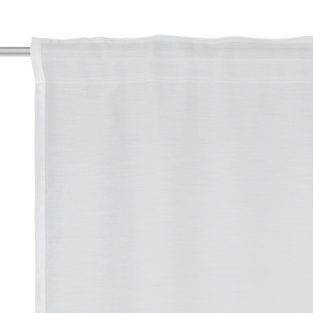 HOTOVÝ ZÁVĚS, průhledné, 140/245 cm - bílá, Konvenční, textil (140/245cm) - Esposa