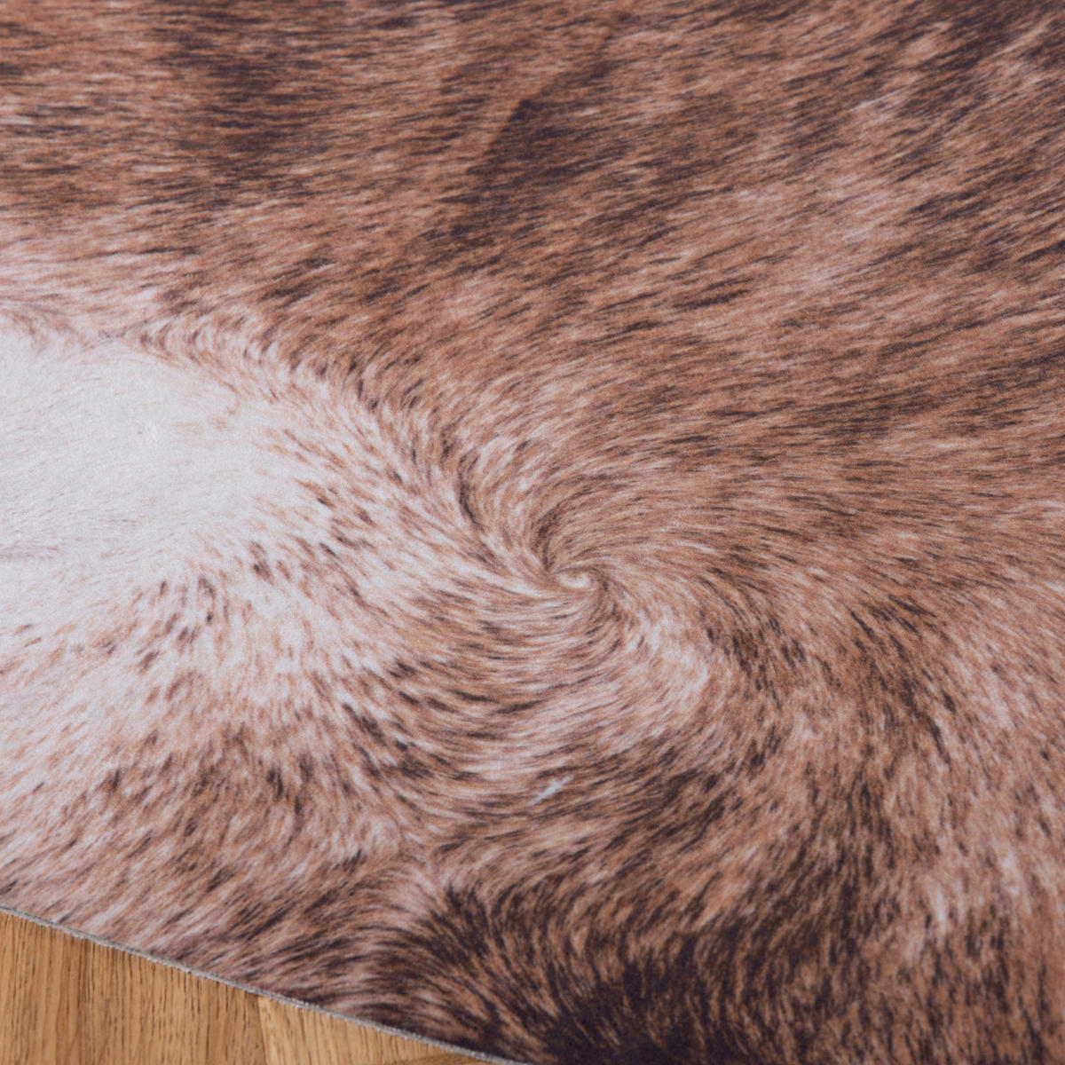 RINDERFELL 155/190 cm My Toledo  - Weiss/Braun, Design, Textil (155/190cm) - Novel