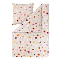 BETTWÄSCHE Impulse Makosatin 155/220 cm  - Beige, Design, Textil (155/220cm) - Estella