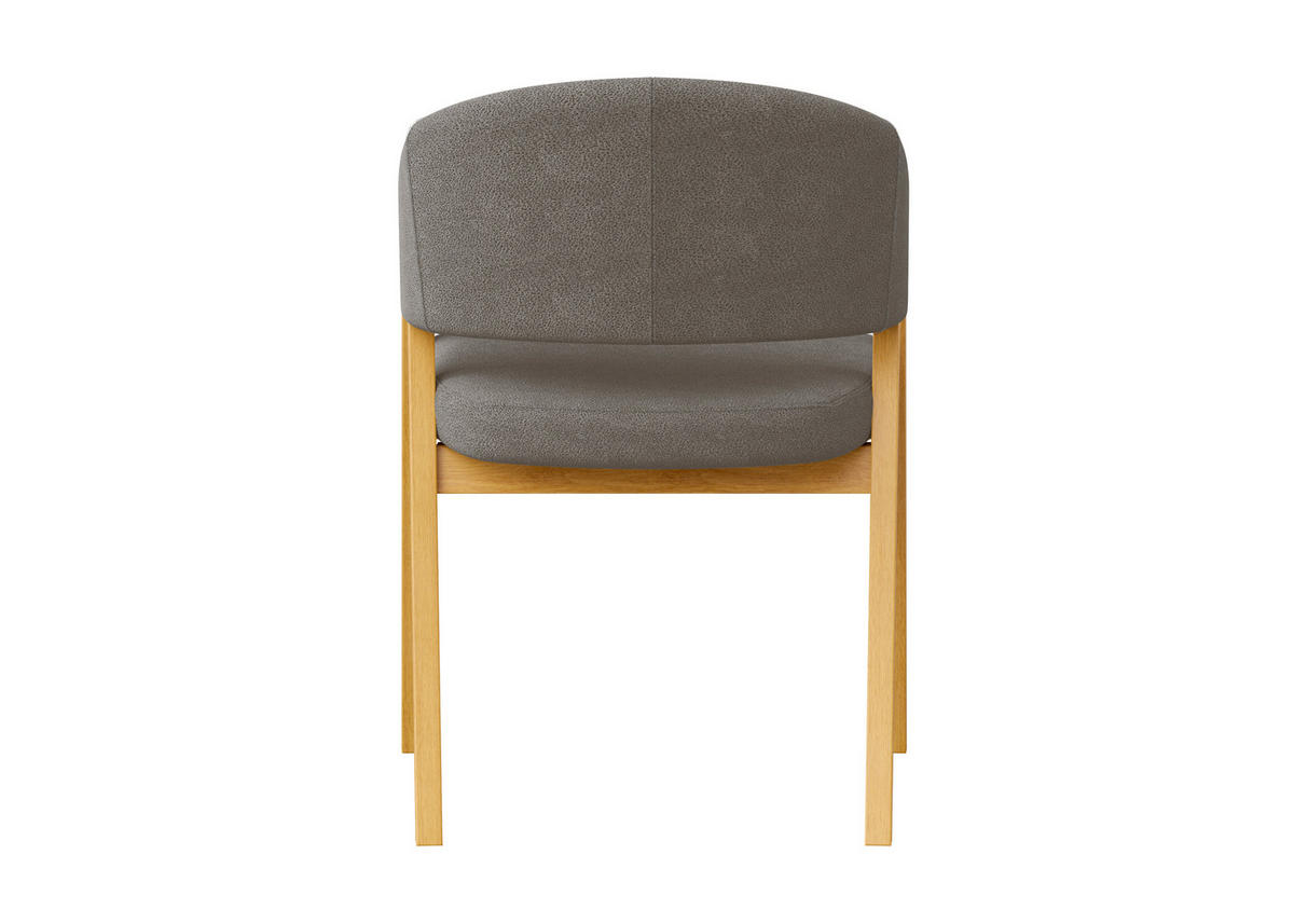 ARMLEHNSTUHL  Stoffauswahl Mikrofaser  Anthrazit  - Anthrazit, Konventionell, Holz/Textil (59/96/60cm) - Carryhome
