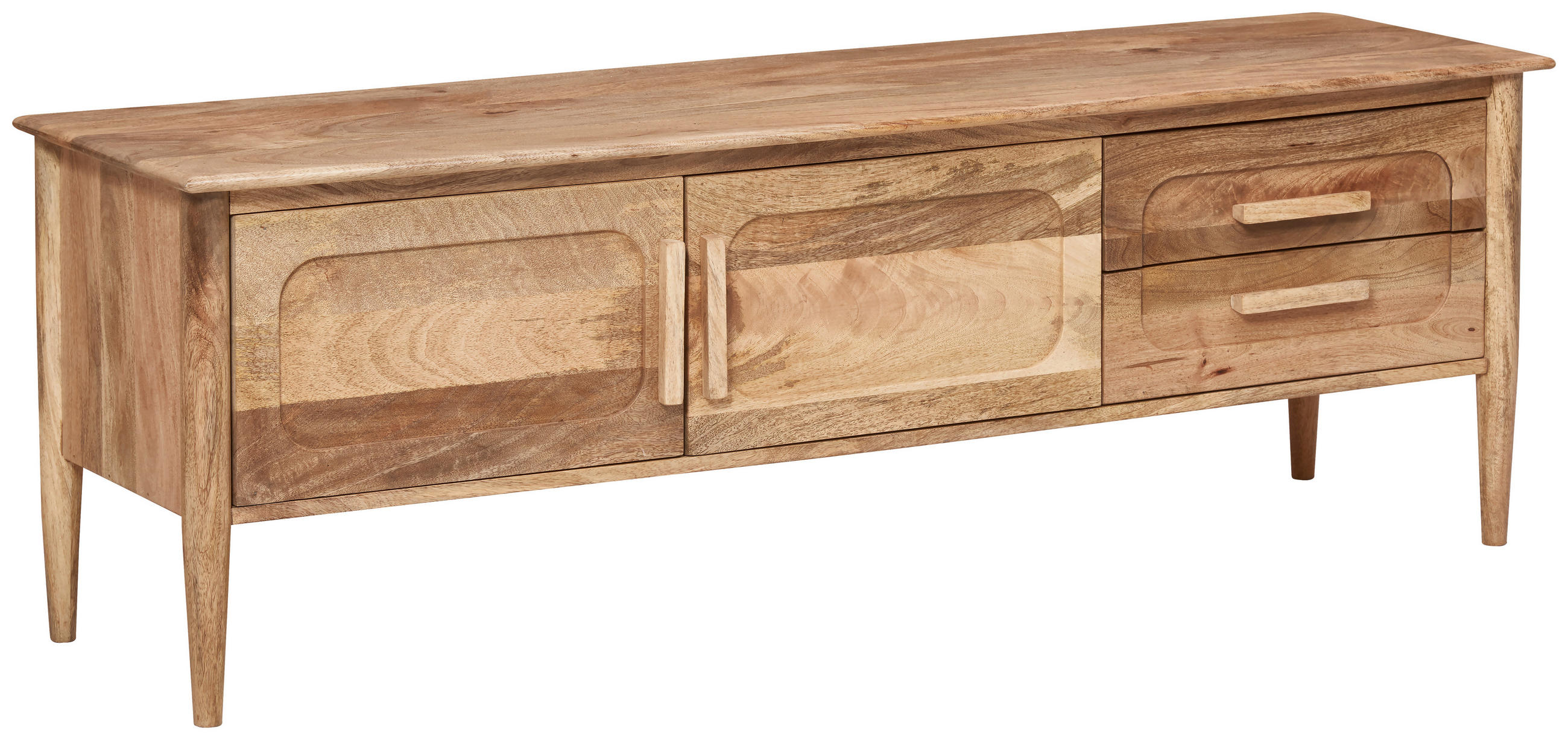 Livetastic NÍZKA KOMODA, mangové drevo, prírodná farba, 150/50/40 cm