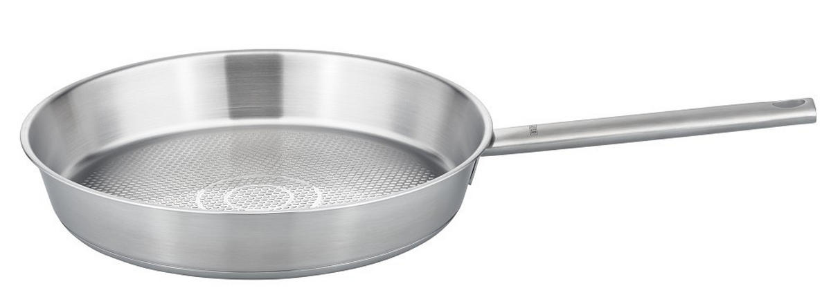 BRATPFANNE Lafer EDS 28 cm  - Silberfarben, Basics, Metall (28cm) - Johann Lafer