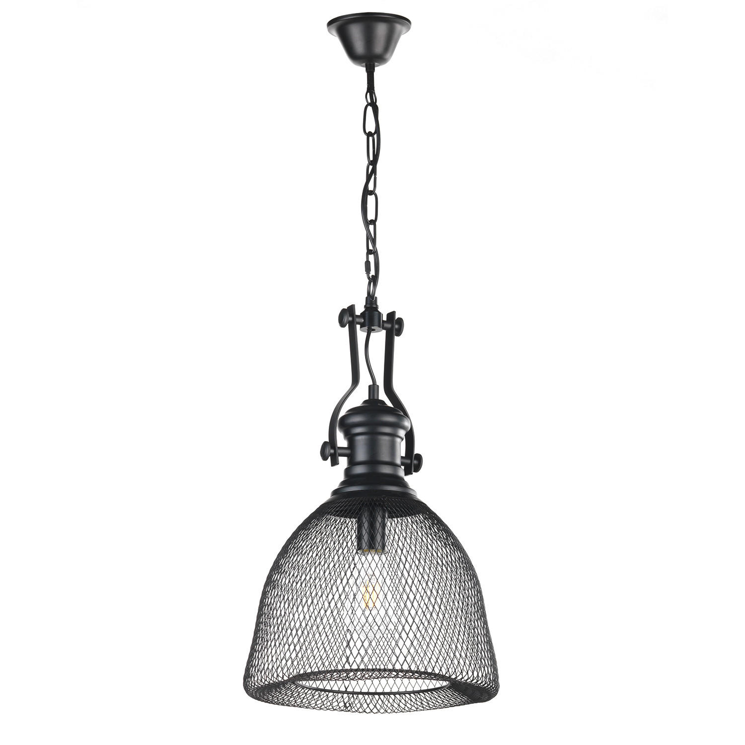 HÄNGELEUCHTE 32/90 cm  - Schwarz, KONVENTIONELL, Metall (32/90cm)
