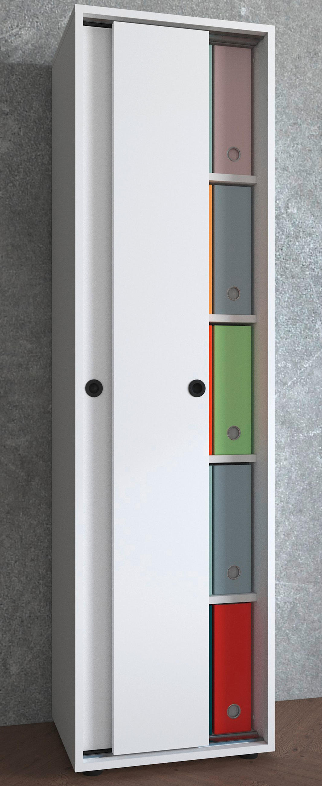 AKTENSCHRANK 49/168/38 cm  - Weiss, Design, Holzwerkstoff (49/168/38cm) - MID.YOU
