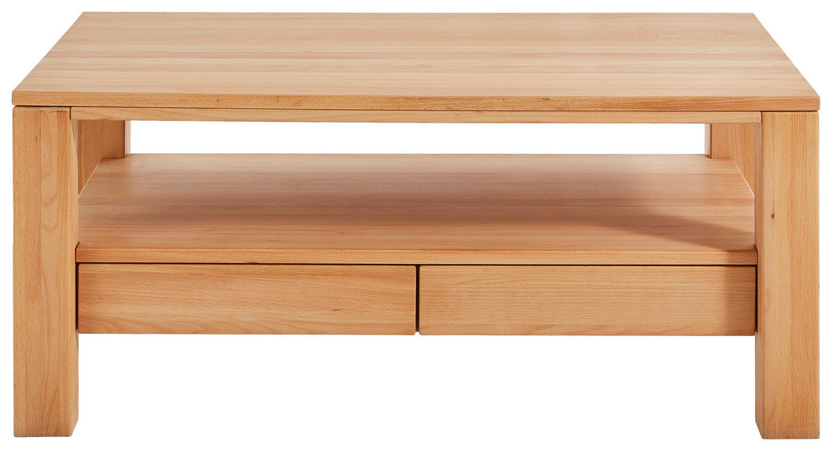 COUCHTISCH in Holz 110/70/47,5 cm  - Buchefarben, KONVENTIONELL, Holz (110/70/47,5cm) - Linea Natura