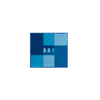 BIDET-VORLEGER Blau 40/50 cm  - Blau, Basics, Kunststoff/Textil (40/50cm) - Grund