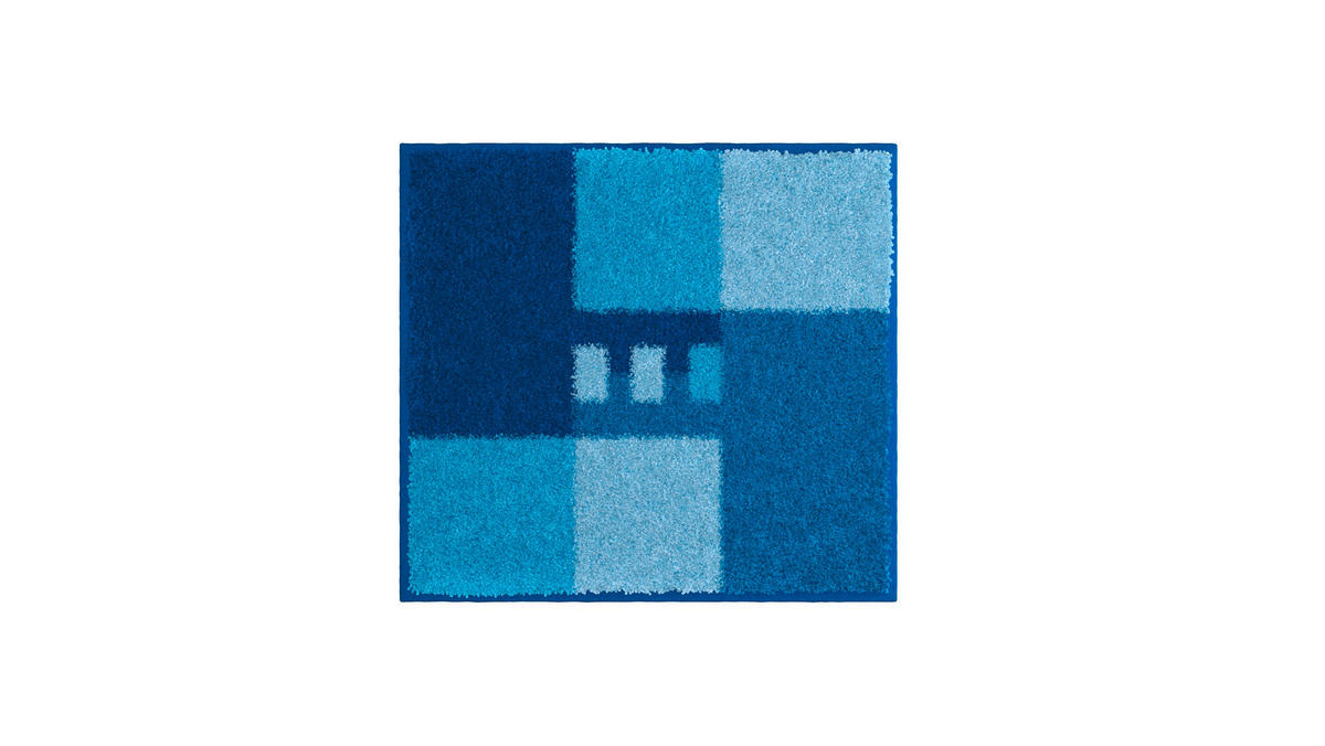 BIDET-VORLEGER Blau 40/50 cm  - Blau, Basics, Kunststoff/Textil (40/50cm) - Grund
