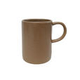 KAFFEEBECHER Kyoto 370 ml - Braun, Trend, Keramik (8/10,5cm) - Novel