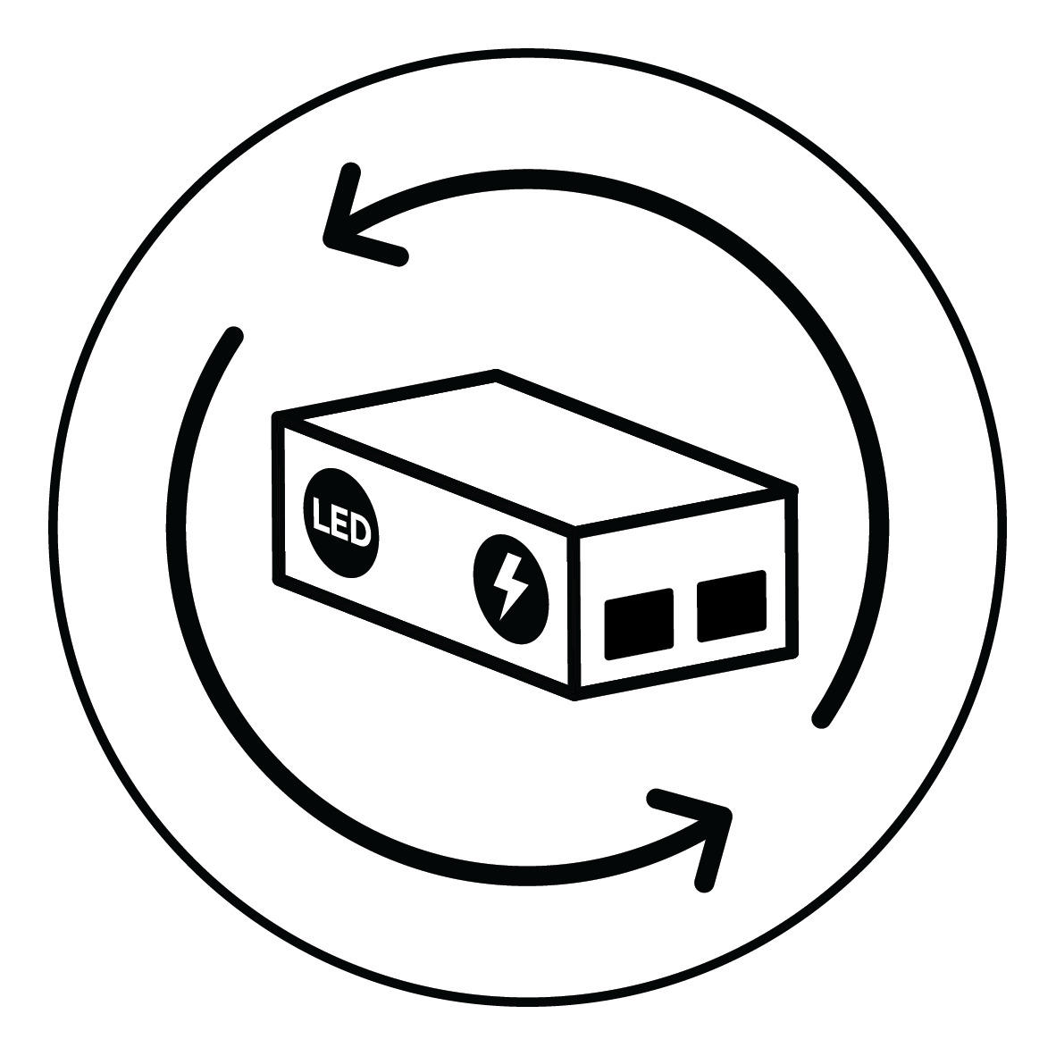 Thumbnail - Led-Stehleuchte Course, Schwarz, Weiß, Metall, Kunststoff, F, 145 cm, Lampen & Leuchten, Innenbeleuchtung, Stehlampen, S...