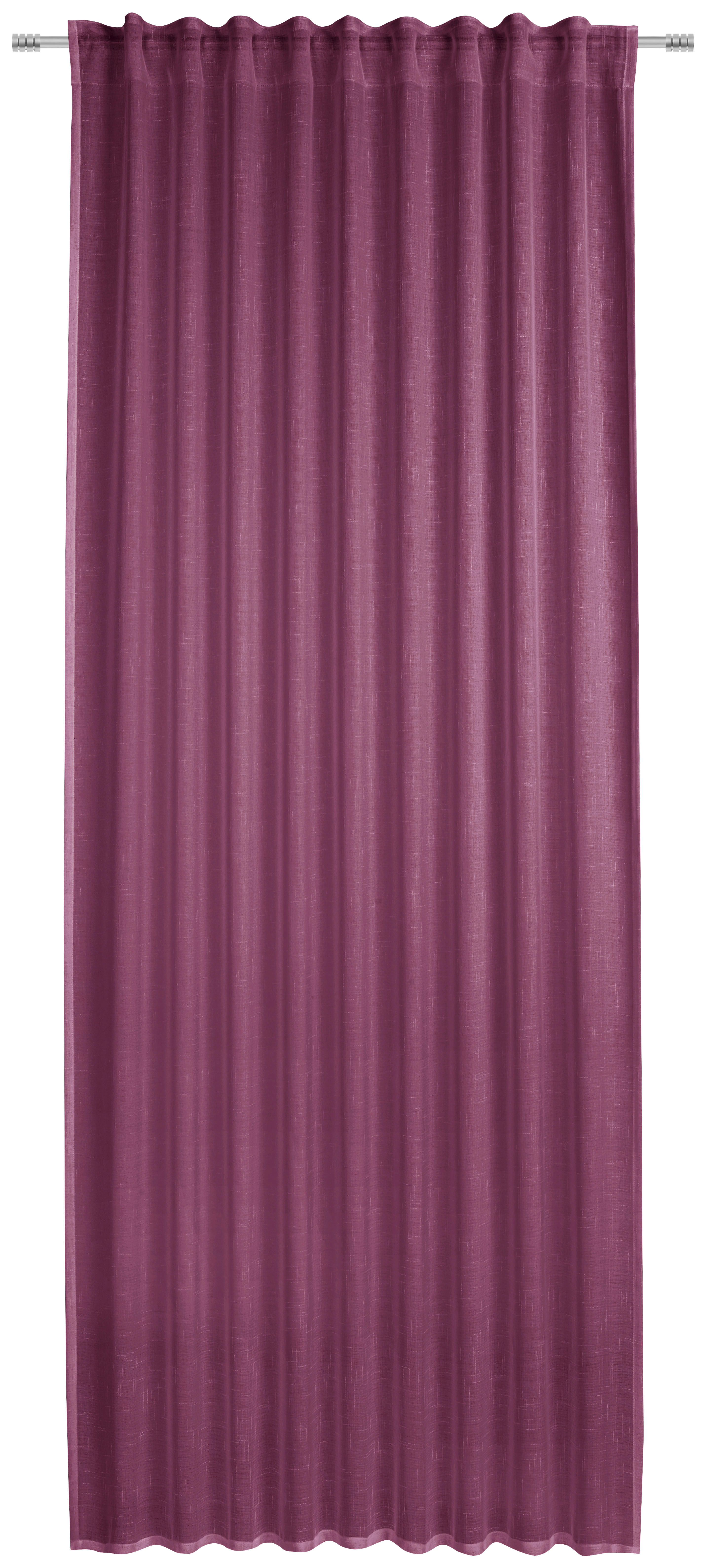 FERTIGSTORE halbtransparent  - Beere, Basics, Textil (135/245cm) - Esposa