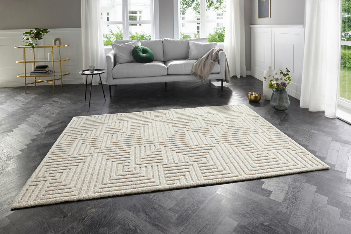 HOCHFLORTEPPICH 80/150 cm New York Creme  - Creme, Basics, Kunststoff/Textil (80/150cm)