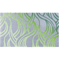 BADEMATTE Grün 60/100 cm  - Grün, Design, Kunststoff/Textil (60/100cm) - Grund