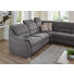 WOHNLANDSCHAFT Velours - Alufarben/Grau, Design, Textil (268/268cm) - Beldomo Comfort