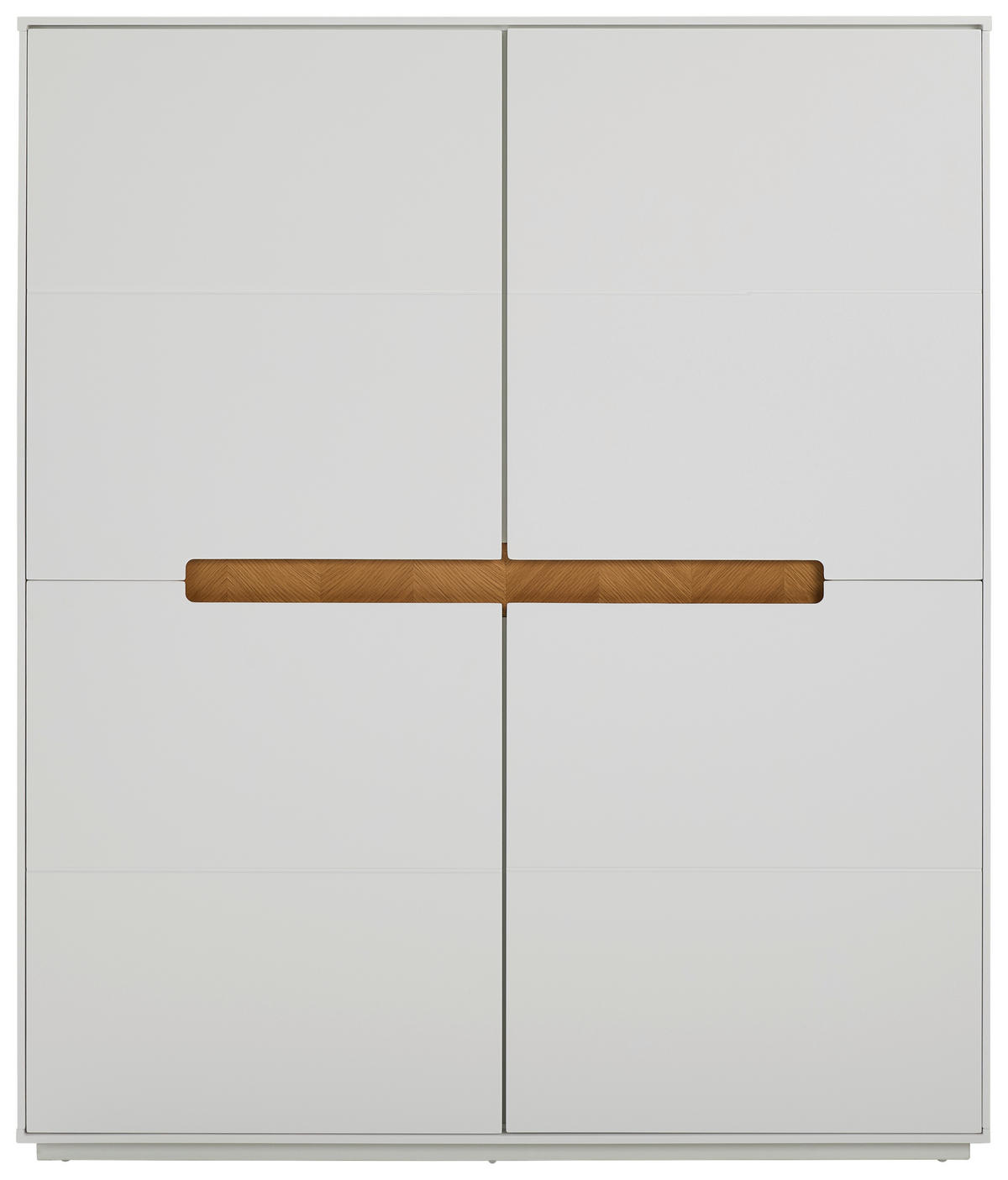 HIGHBOARD  in 103/126/40 cm  - Eichefarben/Weiß, Design, Holzwerkstoff (103/126/40cm) - MID.YOU