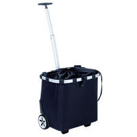 CARRY-CRUISER SCHWARZ  - Basics, Textil/Metall (42/47,5/32cm) - Reisenthel