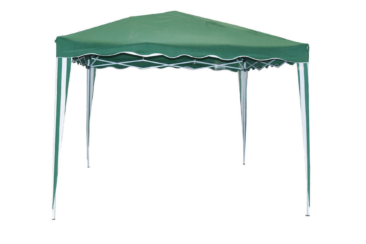 PAVILLON 295/260/295 cm   - Weiß/Grau, MODERN, Kunststoff/Metall (295/260/295cm) - Gardenson